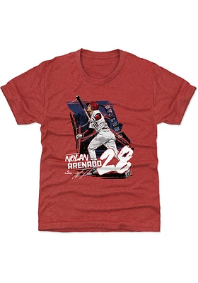 Nolan Arenado St Louis Cardinals Youth Red State Player Tee