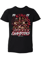 Patrick Mahomes Kansas City Chiefs Toddler Black Champions Short Sleeve Player T Shirt