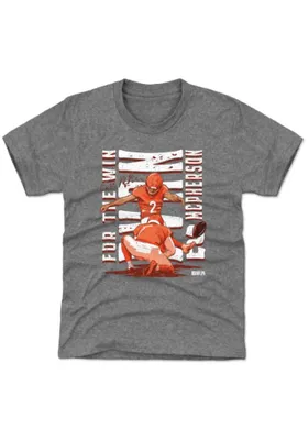 Evan McPherson Cincinnati Bengals Youth Grey For The Win Player Tee