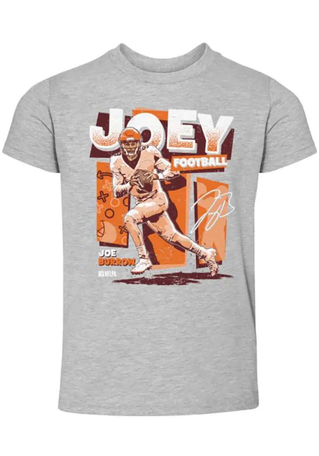 Joe Burrow Cincinnati Bengals Toddler Grey Joey Football Short Sleeve Player T Shirt