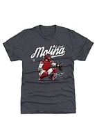 Yadier Molina St Louis Cardinals Navy Blue PREMIUM Short Sleeve Fashion Player T Shirt