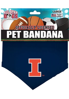 Illinois Fighting Illini Team Logo Pet Bandana