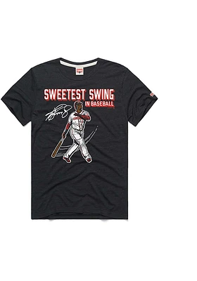 Ken Griffey Jr. Cincinnati Reds Black Sweetest Swing Short Sleeve Fashion Player T Shirt