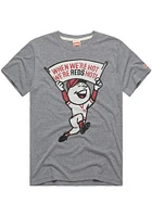 Homage Cincinnati Reds Grey Were Hot Short Sleeve Fashion T Shirt