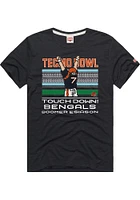 Boomer Esiason Cincinnati Bengals Black TECMO Bowl Short Sleeve Fashion Player T Shirt