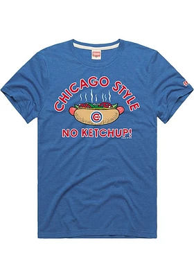 Homage Chicago Cubs Blue Style Short Sleeve Fashion T Shirt