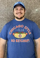Homage Chicago Cubs Blue Style Short Sleeve Fashion T Shirt