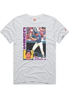 Ryne Sandberg Chicago Cubs White Player Card Short Sleeve Fashion T Shirt