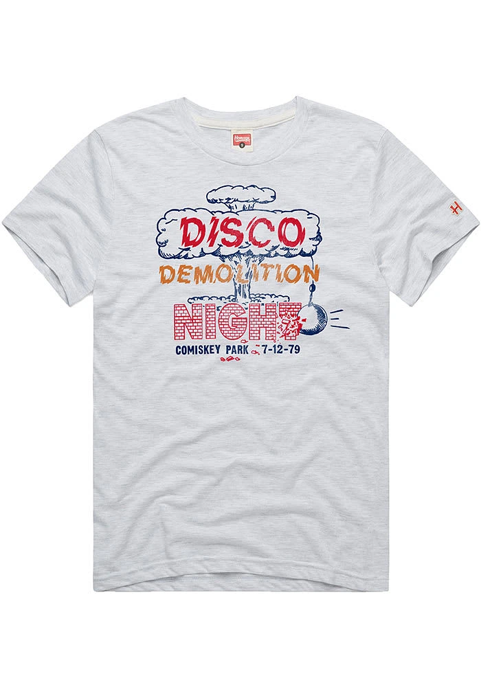Homage Chicago White Sox Disco Demolition Short Sleeve Fashion T Shirt