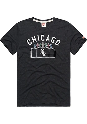 Homage Chicago White Sox Black Scoreboard Short Sleeve Fashion T Shirt