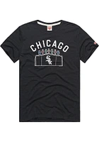 Homage Chicago White Sox Black Scoreboard Short Sleeve Fashion T Shirt