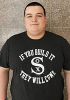 Homage Chicago White Sox Black If You Build It Short Sleeve Fashion T Shirt