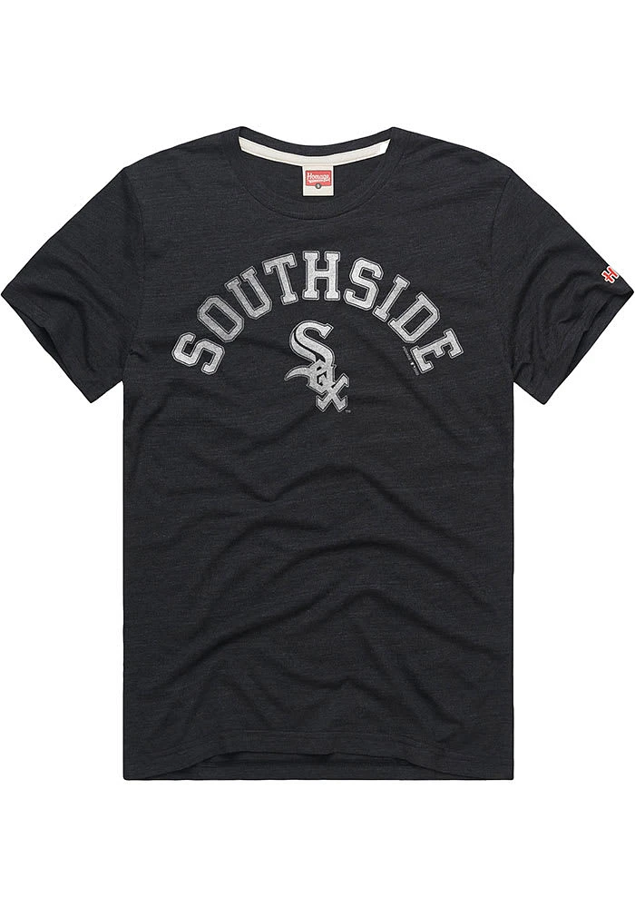 Homage Chicago White Sox Black Southside Short Sleeve Fashion T Shirt