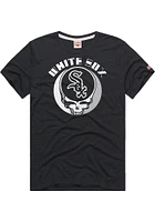 Homage Chicago White Sox Black Grateful Dead Short Sleeve Fashion T Shirt