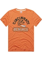 Homage Cincinnati Bengals Orange Arch Over Pill Short Sleeve Fashion T Shirt