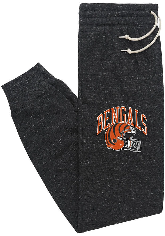 Homage Cincinnati Bengals Mens Black Arch Over Helmet Fashion Sweatpants