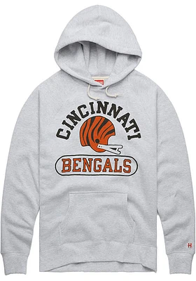 Homage Cincinnati Bengals Mens Grey Arch Over Pill Fashion Hood