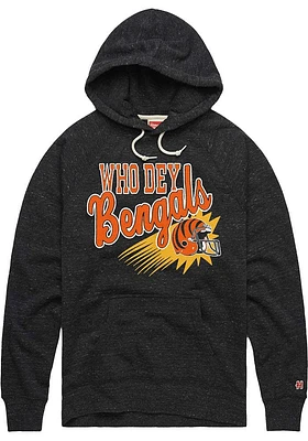 Homage Cincinnati Bengals Mens Black Who Dey Burst Fashion Hood