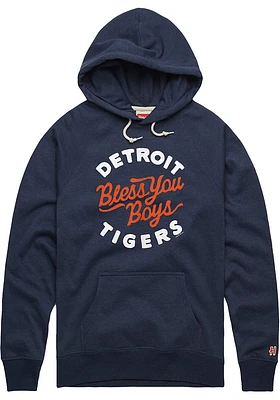 Homage Detroit Tigers Mens Navy Blue Bless You Boys Fashion Hood