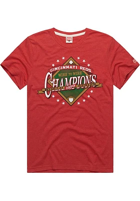 Homage Cincinnati Reds Red World Series 1990 Short Sleeve Fashion T Shirt
