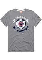 Homage Cincinnati Reds Grey League Champs 1961 Short Sleeve Fashion T Shirt