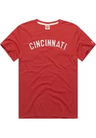 Homage Cincinnati Reds Red Arch Name Short Sleeve Fashion T Shirt