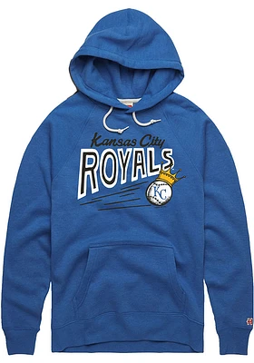 Homage Kansas City Royals Mens Blue Ball With Crown Fashion Hood