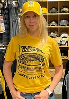 Homage Pittsburgh Pirates Gold Three Rivers Stadium Short Sleeve Fashion T Shirt