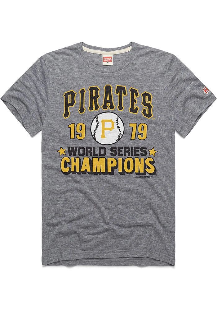 Homage Pittsburgh Pirates World Series Short Sleeve Fashion T Shirt