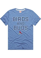 Homage St Louis Cardinals Light Blue Birds And Buds Short Sleeve Fashion T Shirt