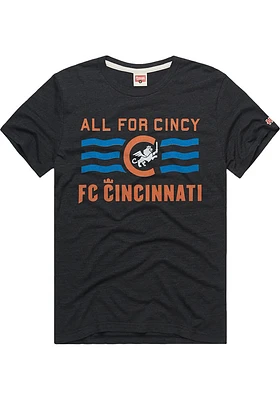 Homage FC Cincinnati Black All For Cincy Short Sleeve Fashion T Shirt