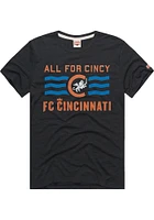 Homage FC Cincinnati Black All For Cincy Short Sleeve Fashion T Shirt