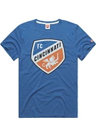 Homage FC Cincinnati Blue Crest Short Sleeve Fashion T Shirt