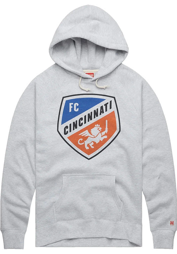 Homage FC Cincinnati Mens Ash Crest Fashion Hood