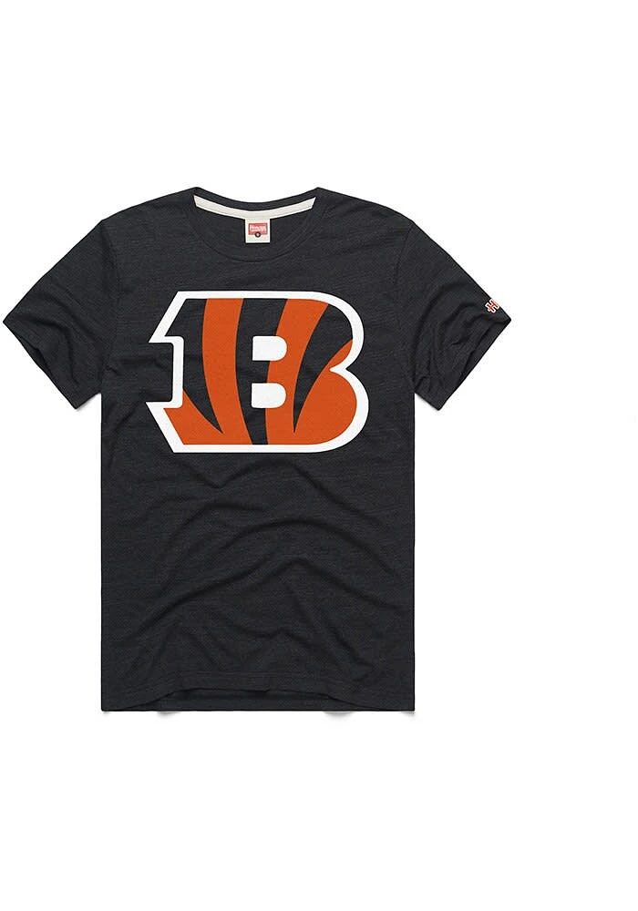 Homage Cincinnati Bengals Black Team Logo Short Sleeve Fashion T Shirt