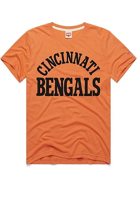 Homage Cincinnati Bengals Orange Classic Short Sleeve Fashion T Shirt