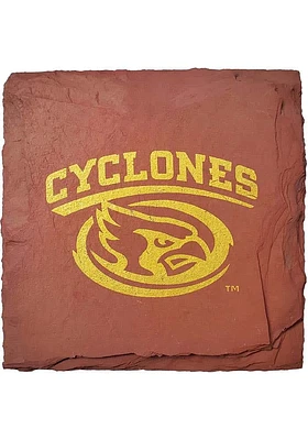 Iowa State Cyclones Slate Coaster - Red
