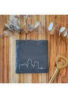 Des Moines 4in X 4in Coaster - Grey