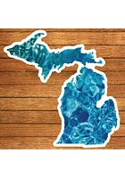 Michigan 5x5 Stickers - Blue