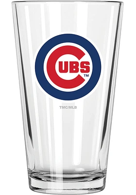 Chicago Cubs 17oz Logo Pint Glass - Blue