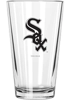 Chicago White Sox 17oz Logo Pint Glass - Black