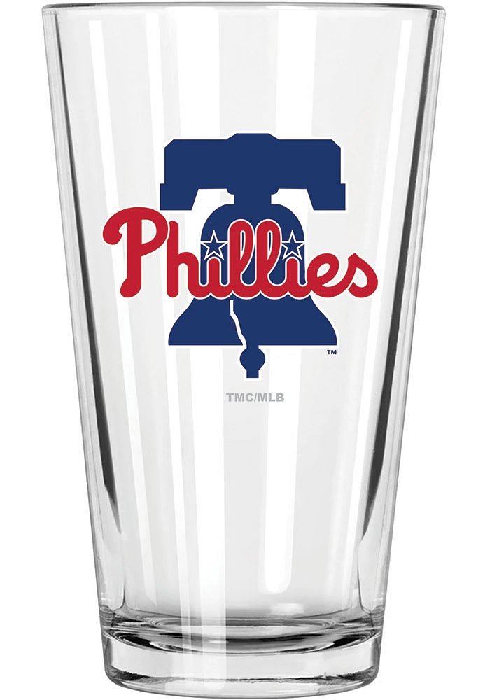 Philadelphia Phillies 17oz Logo Pint Glass - Blue