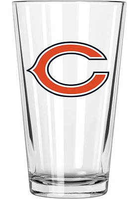 Chicago Bears 17oz Logo Pint Glass - Blue