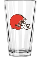 Cleveland Browns 17oz Logo Pint Glass - Brown