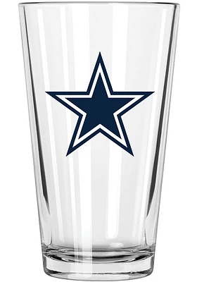 Dallas Cowboys 17oz Logo Pint Glass - Blue