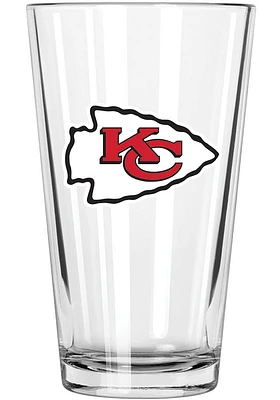 Kansas City Chiefs 17oz Logo Pint Glass - Red