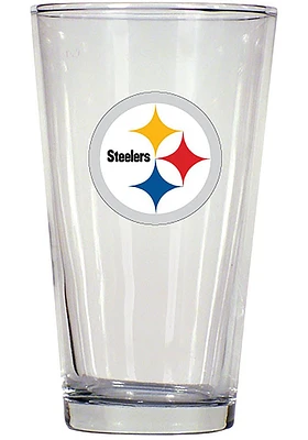 Pittsburgh Steelers 17oz Logo Pint Glass - Black