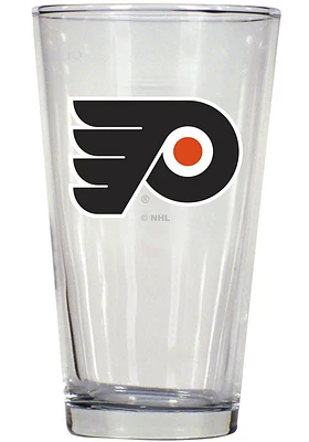 Philadelphia Flyers 17oz Logo Pint Glass - Black