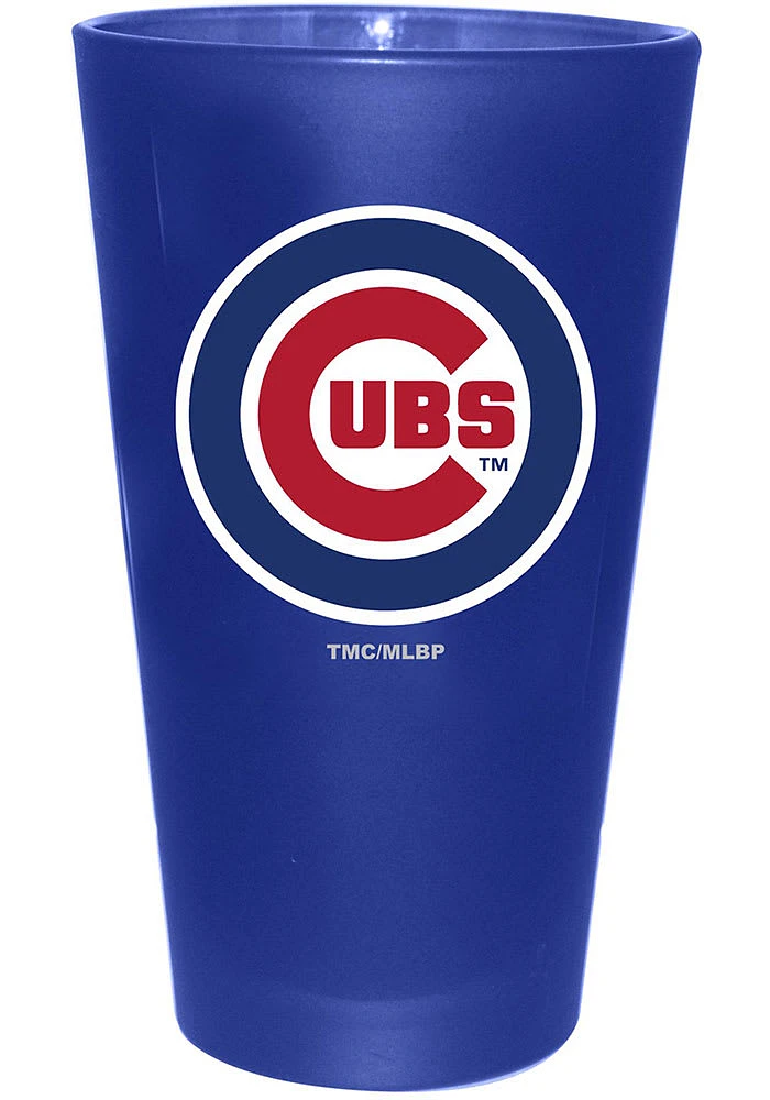 Chicago Cubs Frosted Team Pint Glass - Red