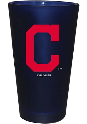 Cleveland Guardians Frosted Team Pint Glass - Red